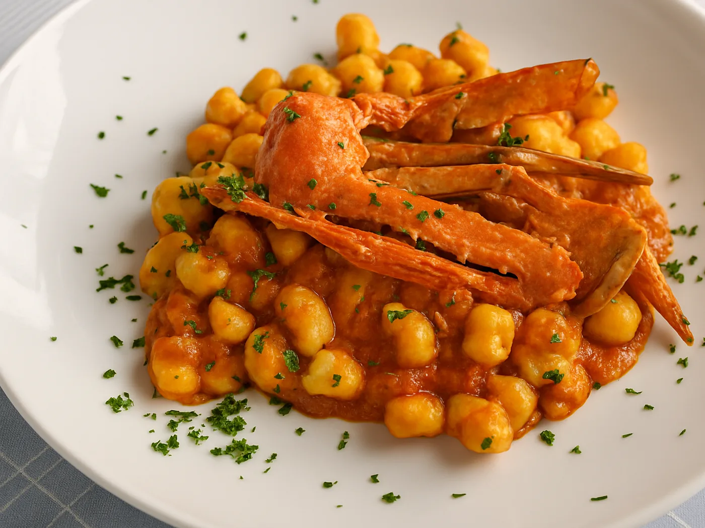 Gnocchi alla polpa di granchio