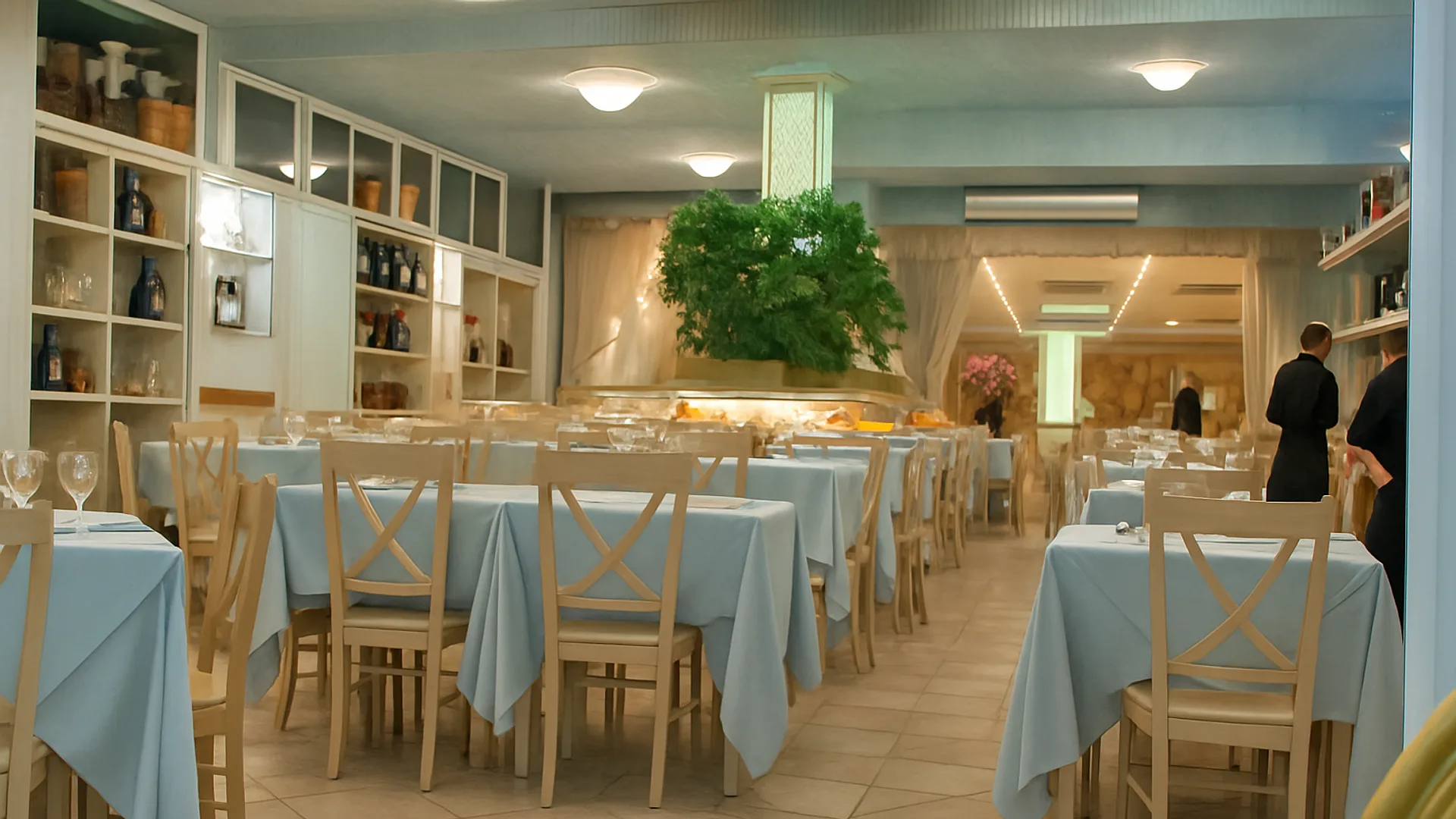 La sala del Ristorante La Carretta a Marina di Massa